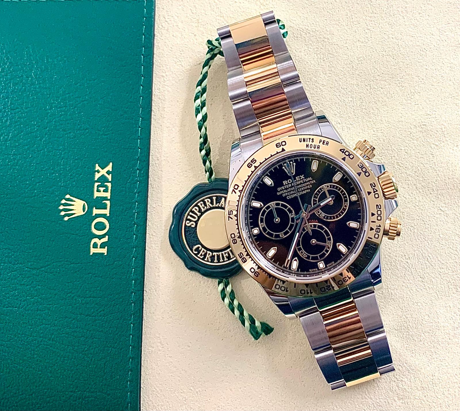 Rolex DAYTONA Nero Acciaio/Oro 2020 FULL SET